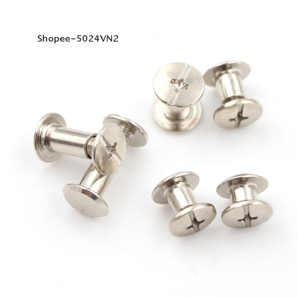 [&amp; Home &amp; living &amp;] 20 Đinh Tán Bằng Niken Kích Thước 5x6mm Hữu Ích Cho Album Ảnh / Đồ Thủ Công