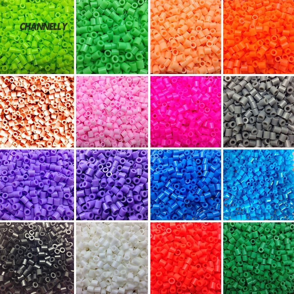 Bộ 1000 ống trụ nhỏ 5mm với nhiều màu sắc tùy chọn dành cho trẻ em