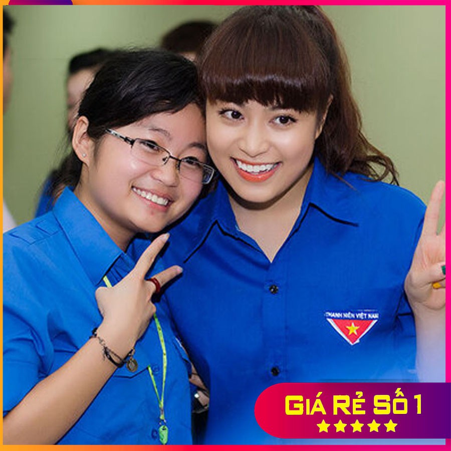 Áo đoàn thanh niên, áo sơ mi đoàn viên Việt Nam vải cao cấp,mặc thoải mái thoáng mát phù hợp các hoạt động ngoài trời