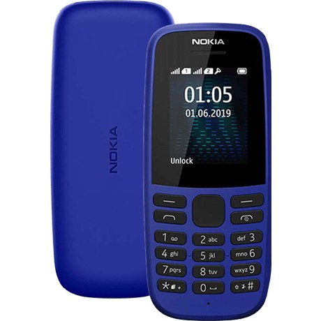 Điện thoại Nokia 105 2 sim - hàng chính hãng