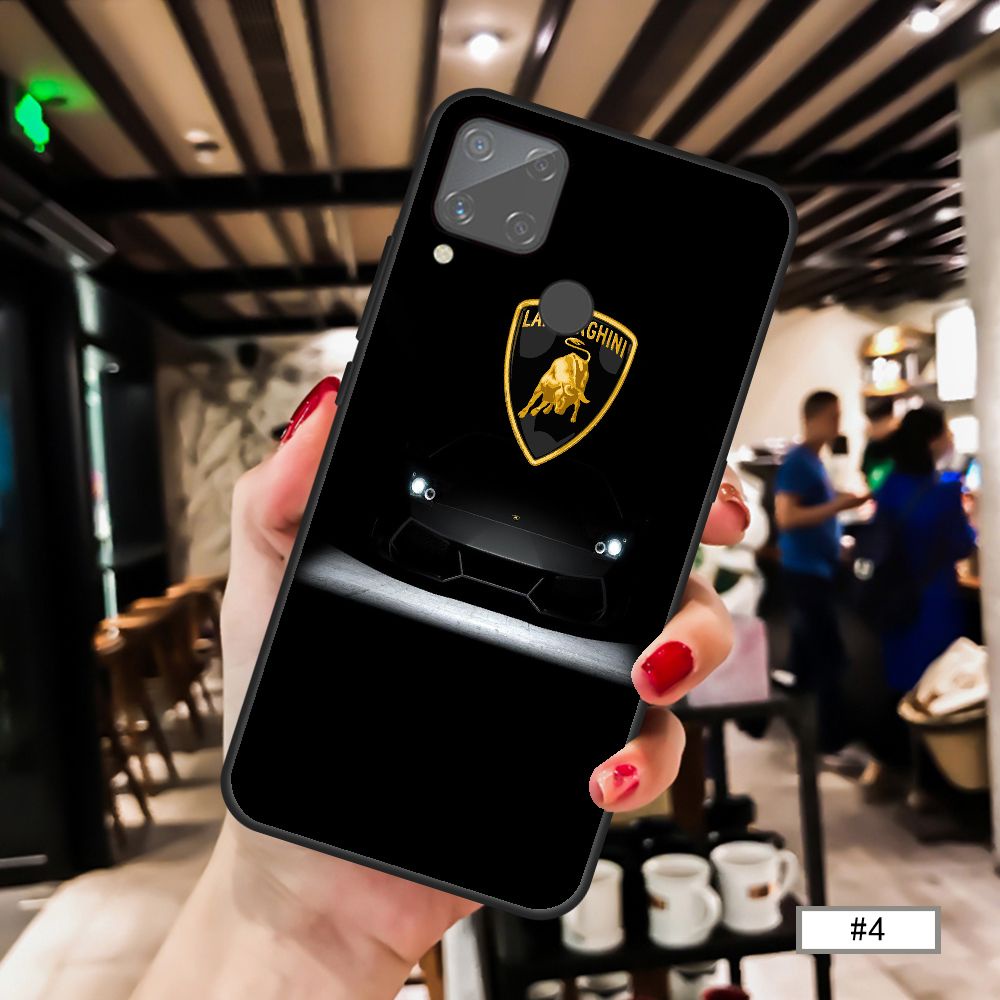 For OPPO Realme7i Realme SuperZoom Realme C3 C2 C1 Realme X7pro X3 X2pro Supercar  Casing soft case  Ferrari, Lamborghini and Porsche mobile phone shell