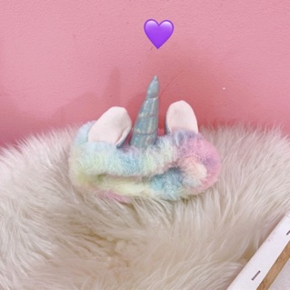 Băng đô cài tóc rửa mặt makeup Unicorn đủ màu