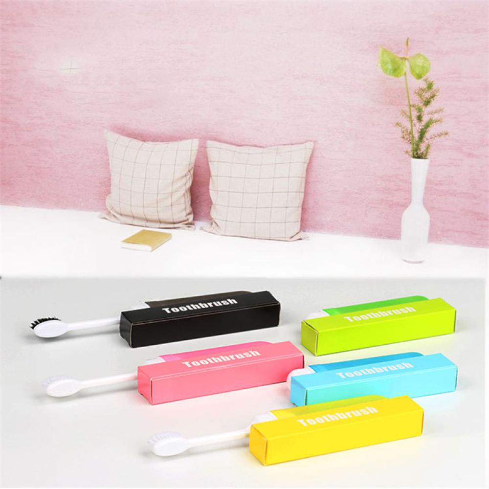 1 Bàn Chải Đánh Răng Bằng Nhựa Mềm Có Thể Gấp Gọn Tiện Dụng Khi Đi Du Lịch A6C1