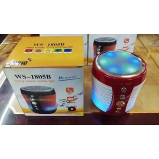 Loa bluetooth WS-1805B có đèn led đổi màu cực đẹp