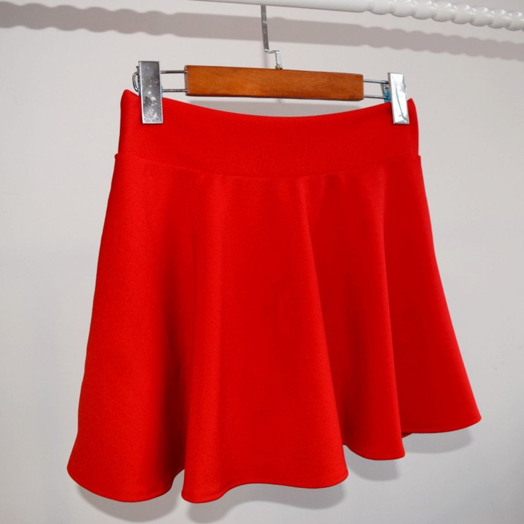 Chân váy xòe, chân váy chữ A, chất chéo thái, 3 màu ĐEN-TRẮNG-ĐỎ mặc hè năng động, Shop BUBY | BigBuy360 - bigbuy360.vn