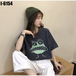 Áo Thun Tay Lỡ Unisex Freesize 🍁 Áo Phông Form Rộng Nam Nữ Freeship I6154
