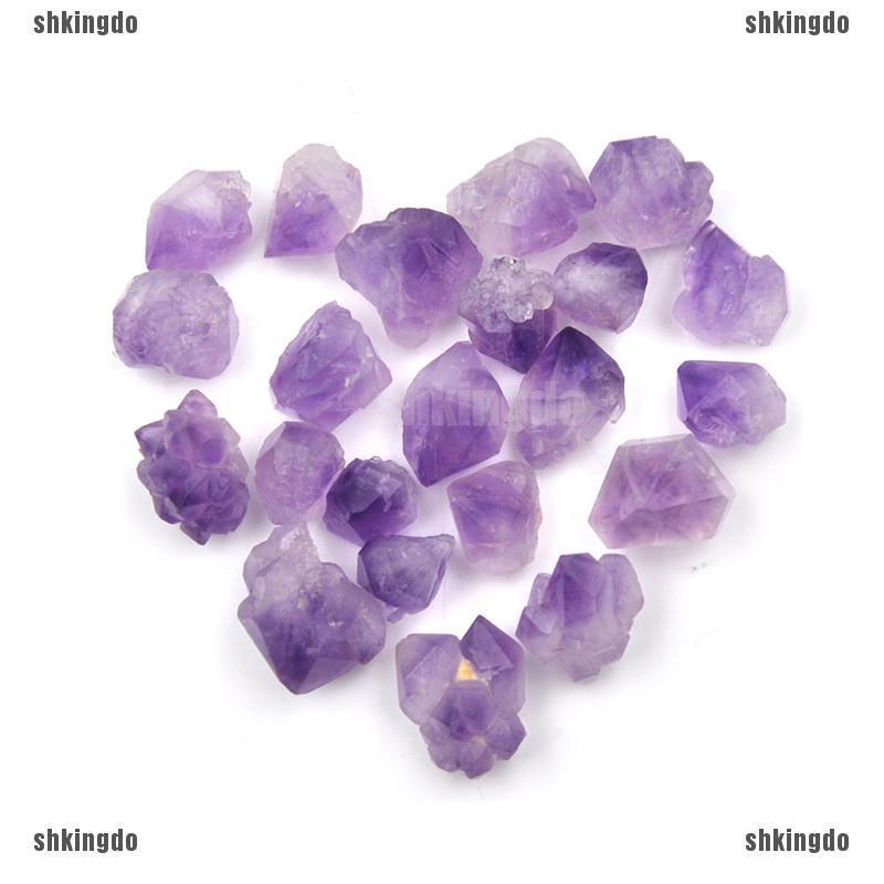 Set 5 viên đá thạch anh tím tự nhiên