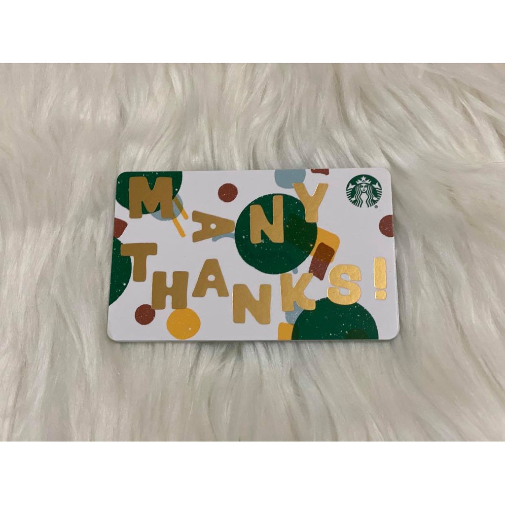 Thẻ Starbucks Us - phiên bản Thank you