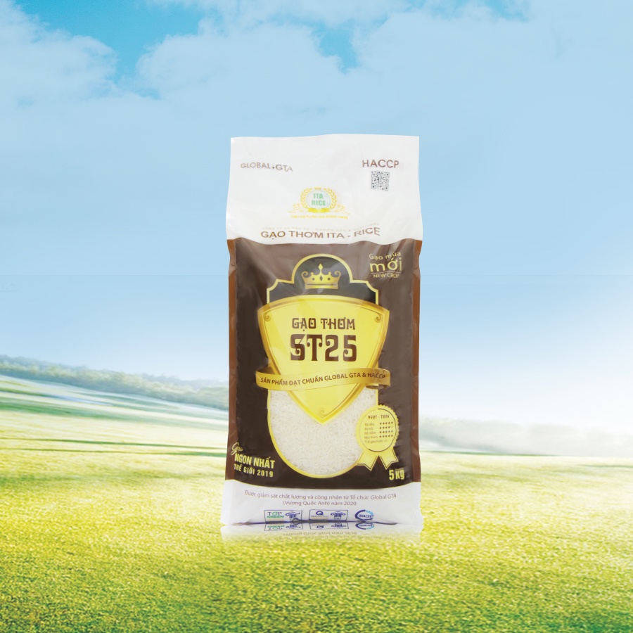 GẠO THƠM CAO CẤP ST25 TÚI 5KG - ITARICE