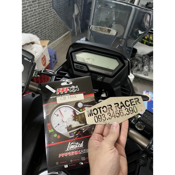 Dán ppf chống trầy mặt đồng hồ xe cb150x cb 150x