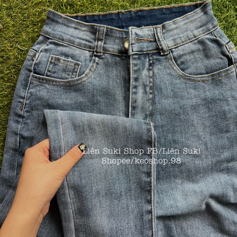 Quần Jean rách đùi to