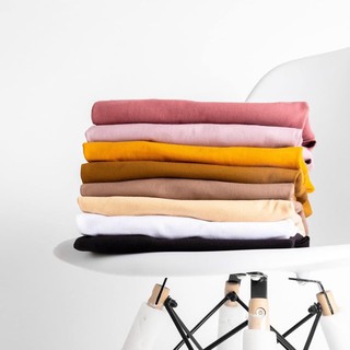 Áo thun trơn cotton lụa form uni