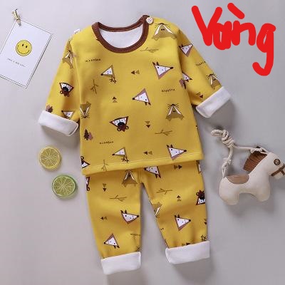 Bộ nỉ bông cho bé 7-20kg túi zip
