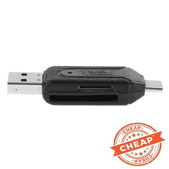 Đầu đọc thẻ nhớ tốc độ cao 480Mbps OTG USB 2.0 USB 3.1 Type-C chất lượng cao