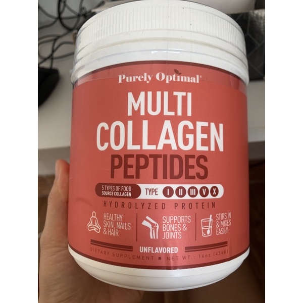 Bột collagen Purely optimal 454g