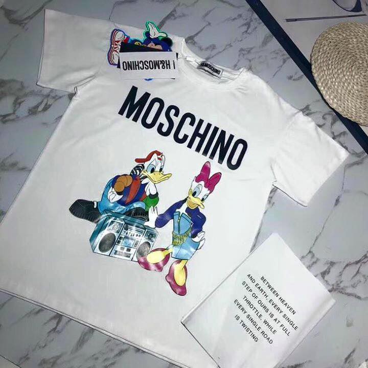 Áo thun ngắn tay MOSCHINO xuất xịn