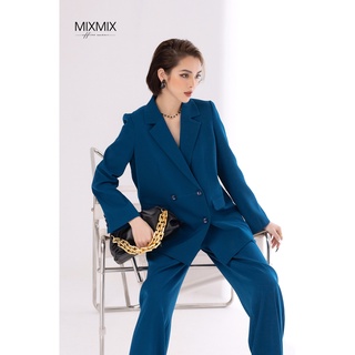 Áo Andrea Blazer form suông - áo Vest - MixMix - Hàng Thiết Kế - Hình Chụp Thật
