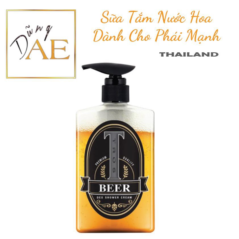 Sữa Tắm Nước Hoa Dành Cho Nam TROS Beer Deo Shower Gel Thái Lan 450mL