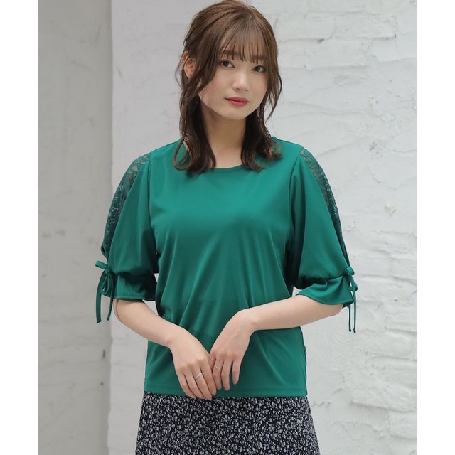 Áo thun tay lỡ xuất Nhật C0lza tay phối ren rút- Hàng vnxk dư xịn
