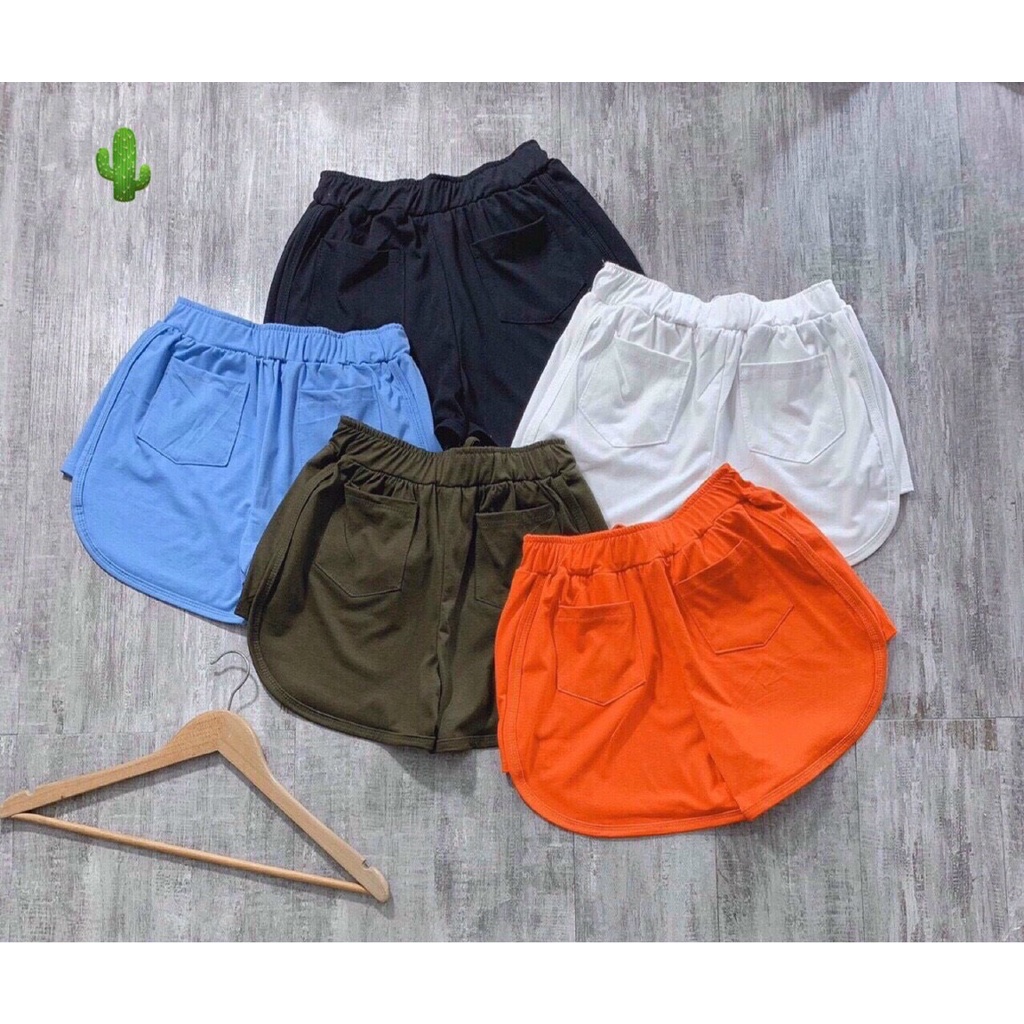 QUẦN SHORT ĐÙI DA CÁ ĐỦ MÀU 4 TÚI KIỂU MỚI