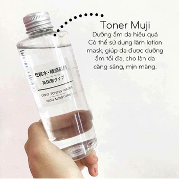 Nước hoa hồng - Toner Muji Clear Care Light Toning Water High Moisture 500ml