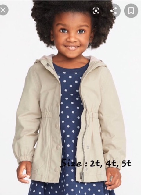 Áo khoác kaki mỏng 3 lớp old.navy