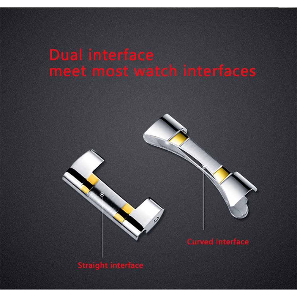 Dây Đeo Đồng Hồ Bằng Thép Không Gỉ 12mm 14mm 16mm 17mm 18mm 19mm 20mm 21mm 22mm 23mm 24mm