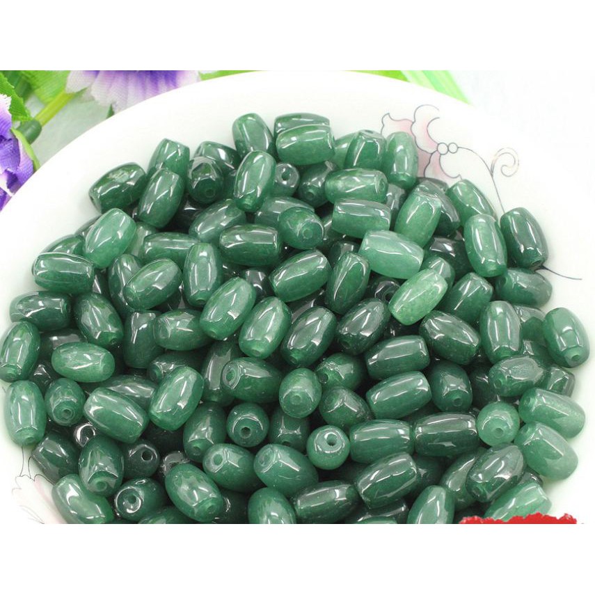 2viên lu thống đá thiên nhiên 8x12mm loại thường