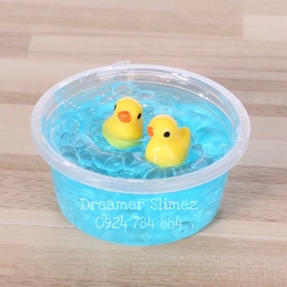CHÚ VỊT ĐÁNG YÊU 🐥 CLEAR SLIME SIÊU TRONG VÀ DẺO - TẶNG KÈM CHARM MIỄN PHÍ