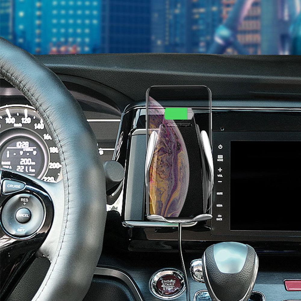 Sạc Xe Hơi Giá Đỡ Kẹp Điện Thoại Đa Năng Di Động điện thoại, cảm Biến Chuyển Động hồng ngoại Tự Động Mở | BigBuy360 - bigbuy360.vn