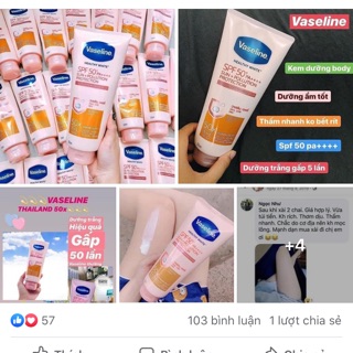 Kem dưỡng vaseline 185