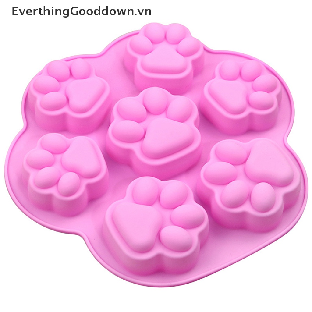 Khuôn Silicone Làm Đá / Xà Phòng Hình Bàn Chân Đáng Yêu