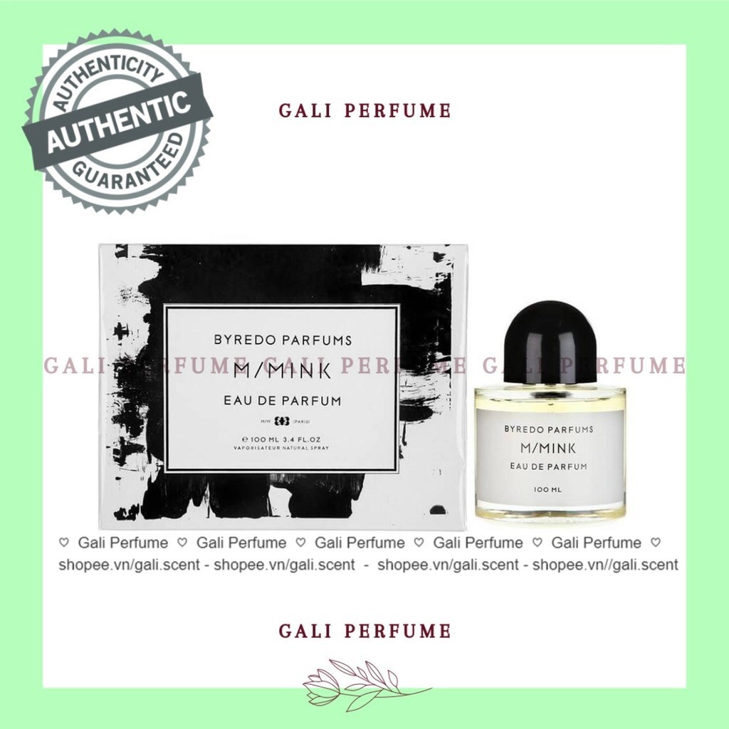 Gali Perfume ♡ [ᴀᴜᴛʜ]  Nước hoa dùng thử Byredo M/Mink 5ml/10ml