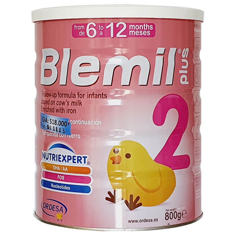 Sữa Blemil Plus 2 HT 800gr