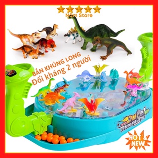 Đồ chơi bắn khủng long đại chiến DINO - Đồ chơi trẻ em tương tác 2 người kịch tính