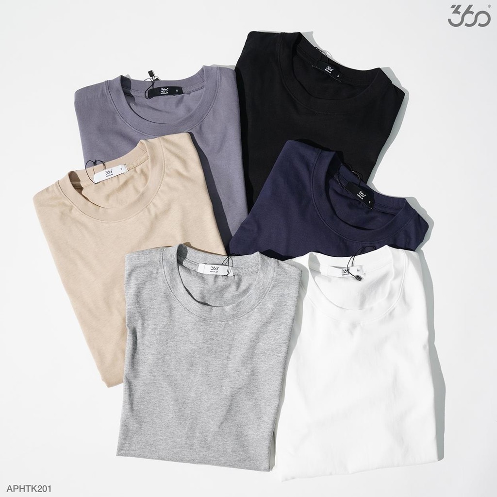 [Mã 360BTEE77 giảm 18k đơn 95k] Áo phông basic local brand 360 BOUTIQUE trơn màu ngắn tay không cổ - APHTK201 | BigBuy360 - bigbuy360.vn