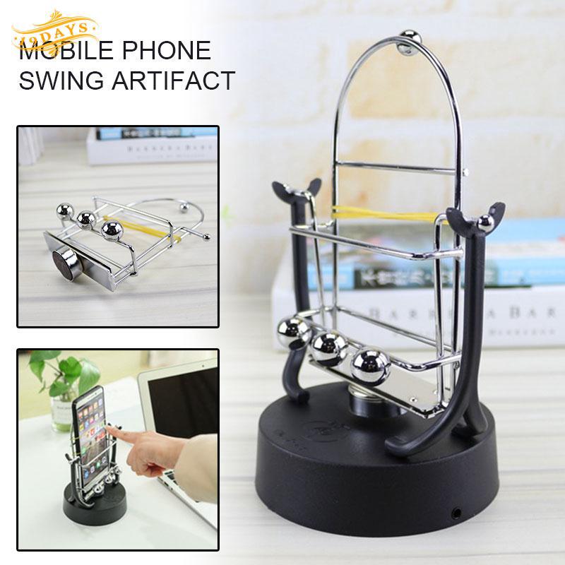 Pedometer Brush Step Artifact USB Cable Battery Phone Holder Swing Artifact Motion Brush Step Durable Portable