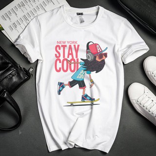 Áo thun Unisex nam nữ in hình NEW YORK COOL STAY