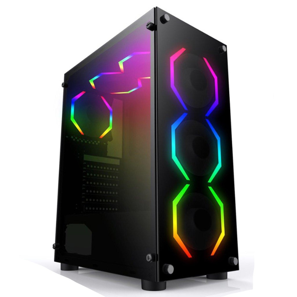 Vỏ máy tính Case VSP KA210 Gaming kính cường lực