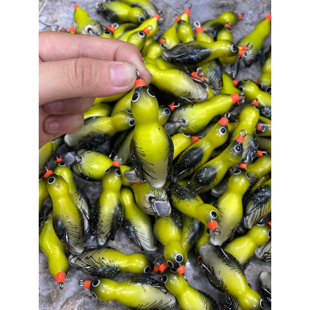 Mồi câu cá lóc đi zic zac kiểu thái softbird huyền thoại Hirushima HKN FIshing