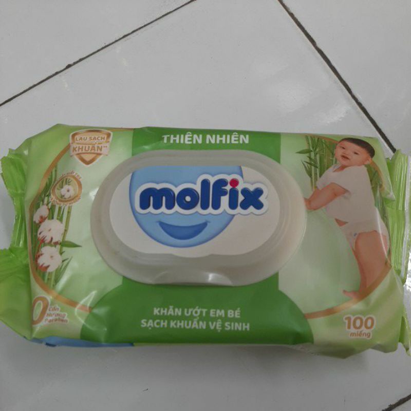 khăn ướt Milfix thiên nhiên 100 tờ