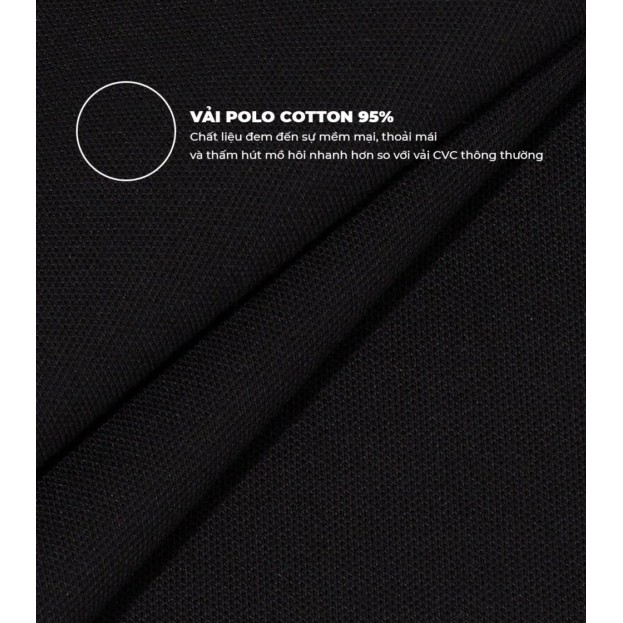 Áo Polo Pique FitSoft thế hệ mới viền trắng trẻ trung thoải mái thương hiệu Coolmate | BigBuy360 - bigbuy360.vn