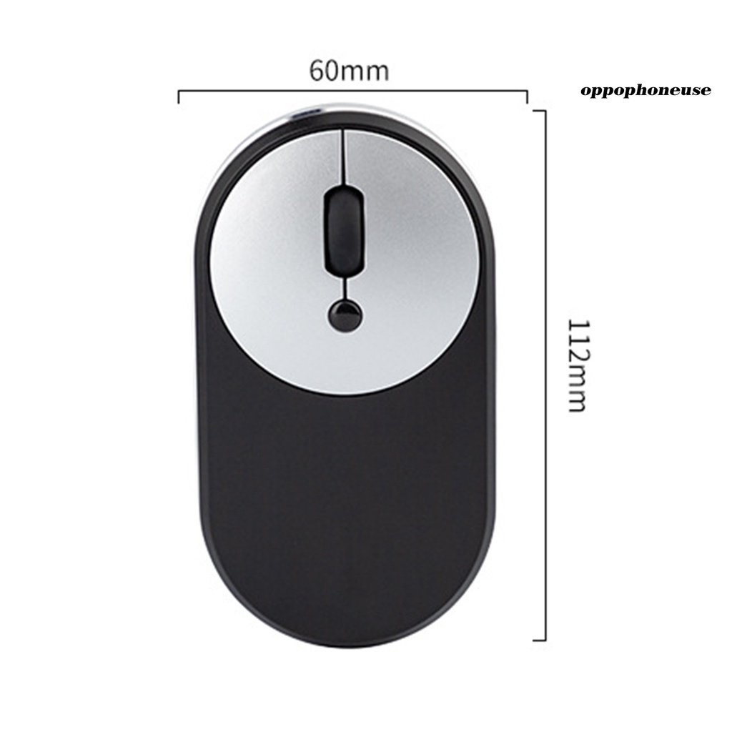 Chuột không dây Mini Siêu Mỏng Bằng Hợp Kim Nhôm 2.4ghz Có Thể Sạc Lại Cho Oppo M1