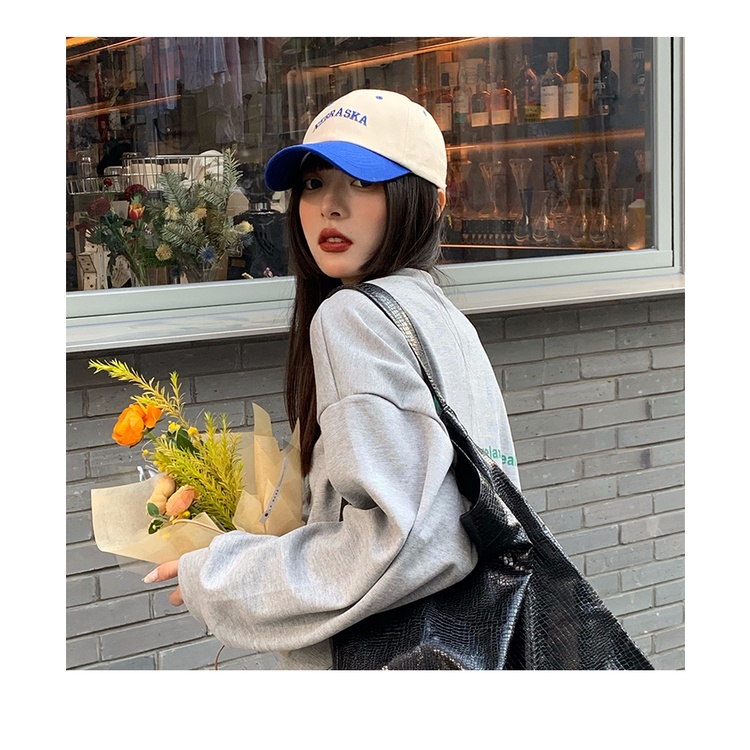 Mũ Lưỡi Trai Thêu Chữ Phong Cách Hàn Quốc Thời Trang