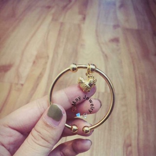 Lắc gà cho bé bạc xi vàng