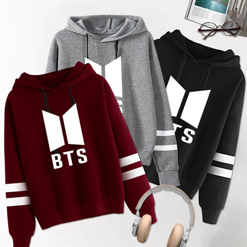 Áo Hoodie In Chữ Wangzi123 Bts Kpop Suga Rap Jimin Jin V