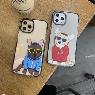 Ốp lưng iphone - ốp iphone hoạ tiết chó pug và corgi