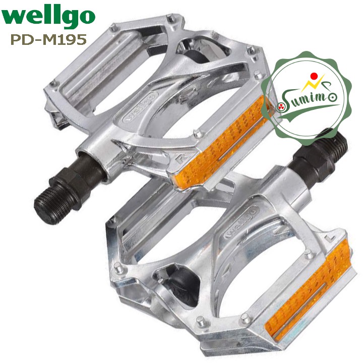 Bàn đạp xe đạp - Pedan Wellgo M195 nhôm