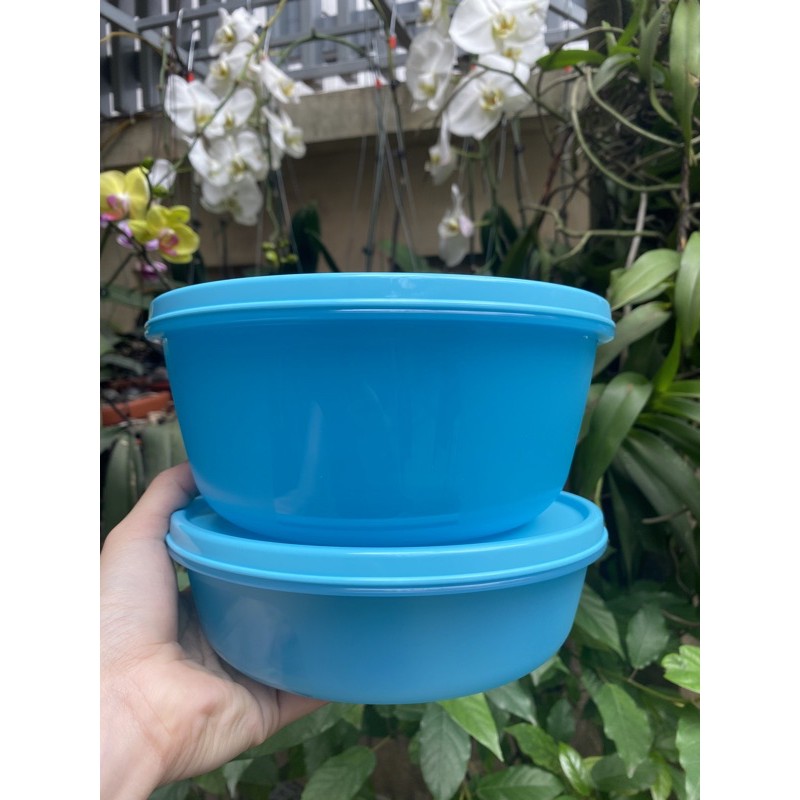 hộp bát tròn kín khí kín nước Tupperware modular bowl 1L / 1,5L / 2L midi deco