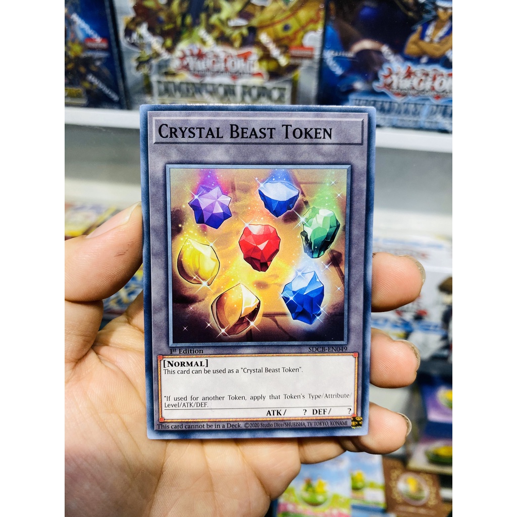 Thẻ Bài YugiOh! Mã SDCB-EN049 - Crystal Beast Token - Common - 1st Edition
